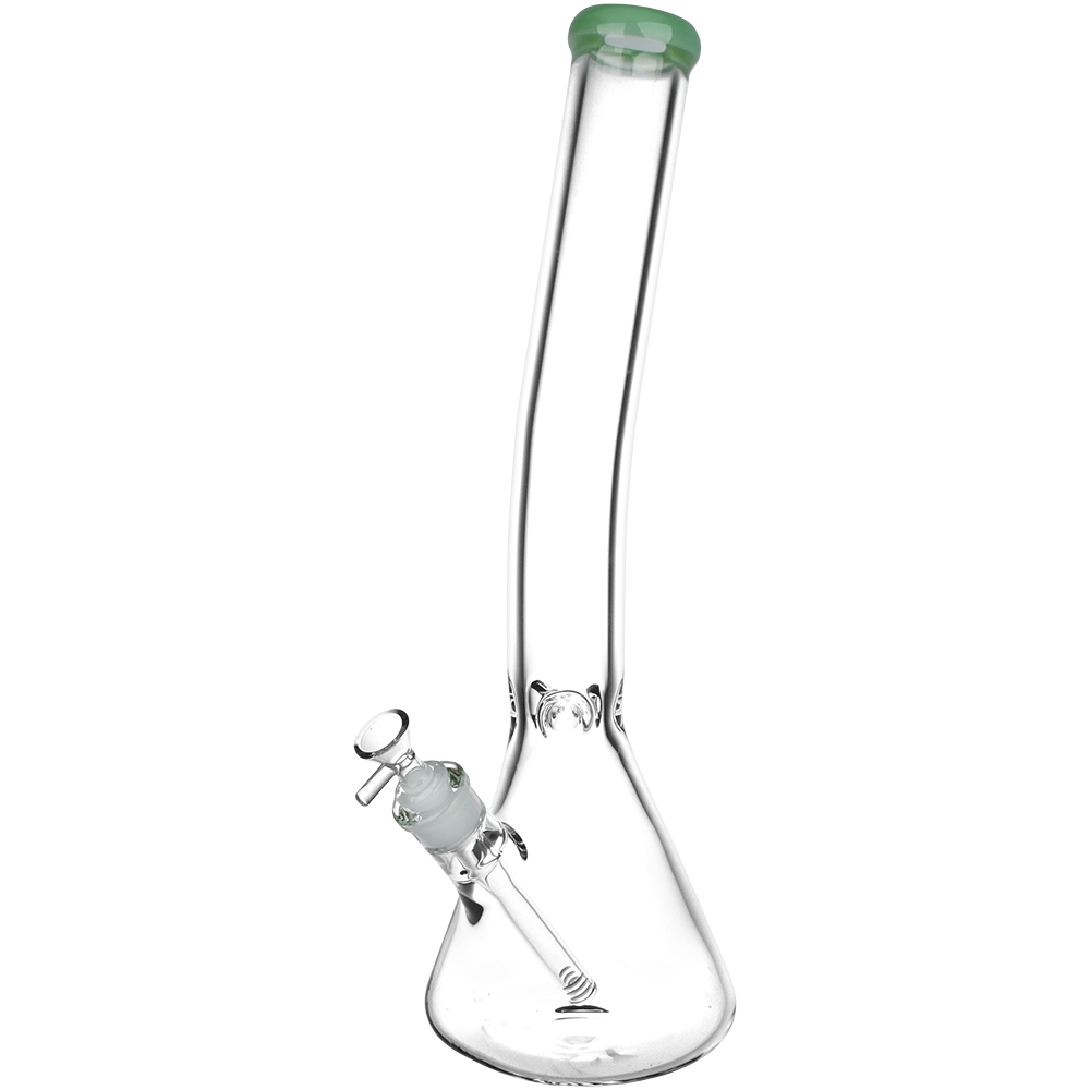 Classic Glass Bent Neck Beaker Bong Bongs - Tophatter Daily Deals