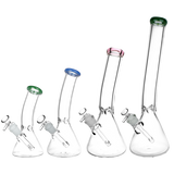 Classic Glass Bent Neck Beaker Bong Bongs - Tophatter Daily Deals