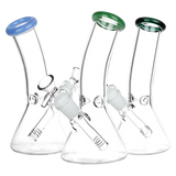 Classic Glass Bent Neck Beaker Bong Small Bongs - Tophatter Daily Deals