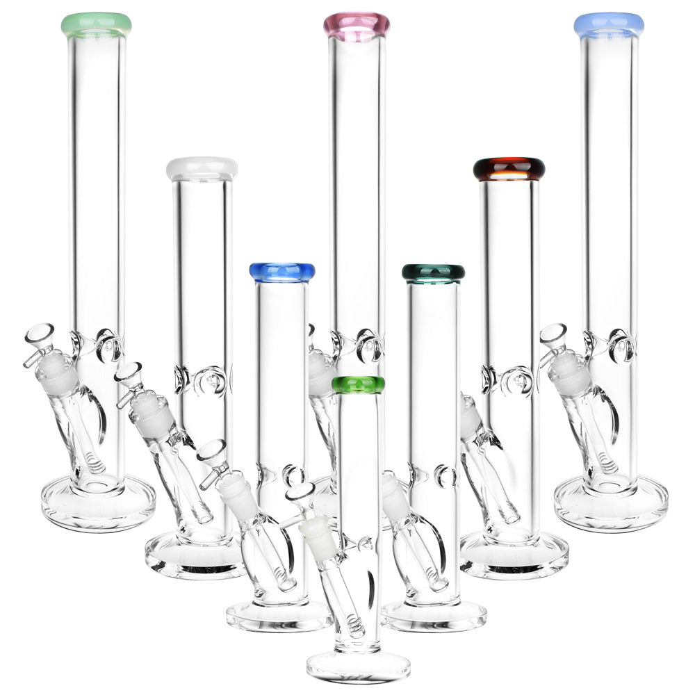 SeshGear Classic Glass Straight Tube Bong Bongs - Tophatter Daily Deals