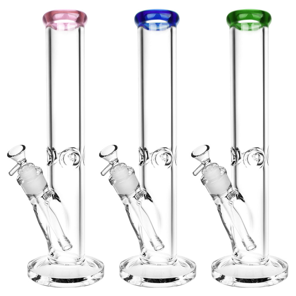 SeshGear Classic Glass Straight Tube Bong Large Surprise Me! Bongs - Tophatter Daily Deals
