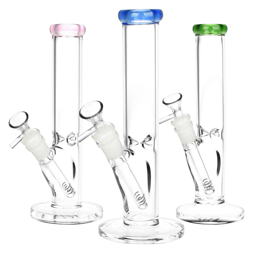 SeshGear Classic Glass Straight Tube Bong Small Surprise Me! Bongs - Tophatter Daily Deals