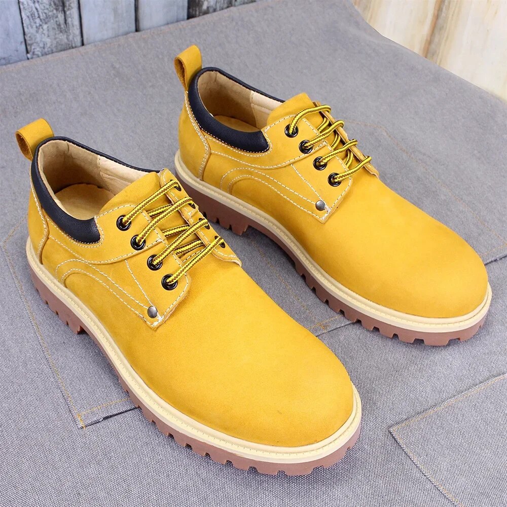 Classic Men's Waterproof Nubuck Chukka Hiking Boots Men Shoes - Tophatter Daily Deals