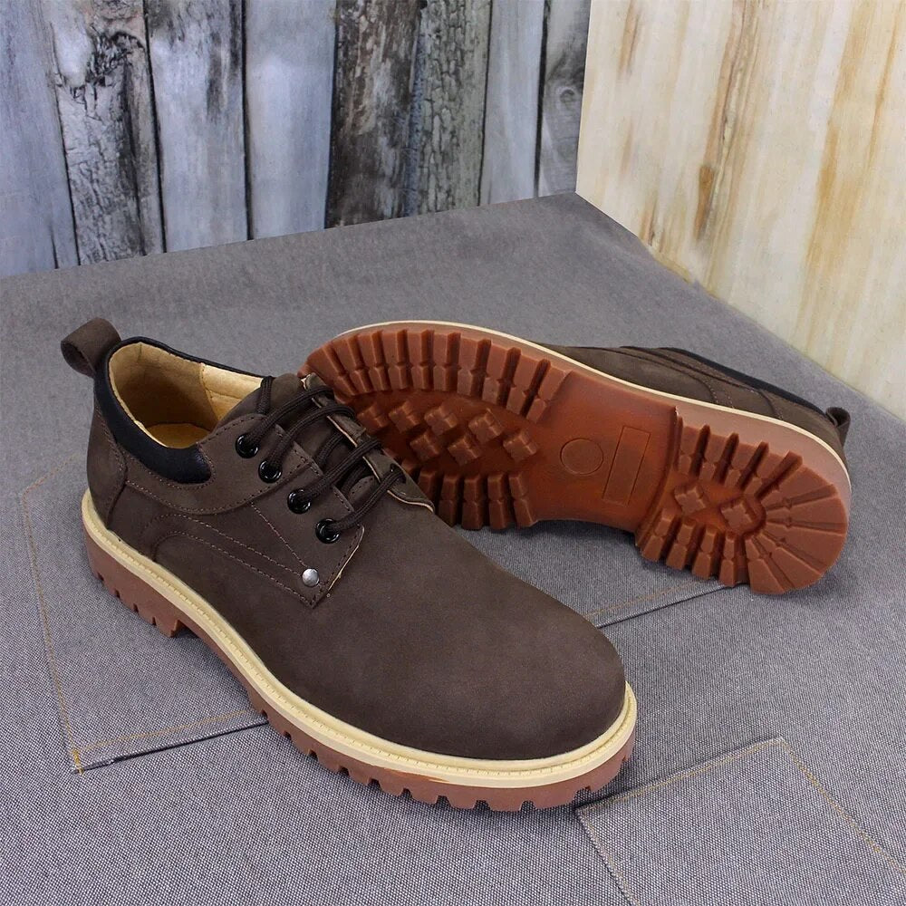 Classic Men's Waterproof Nubuck Chukka Hiking Boots Men Shoes - Tophatter Daily Deals