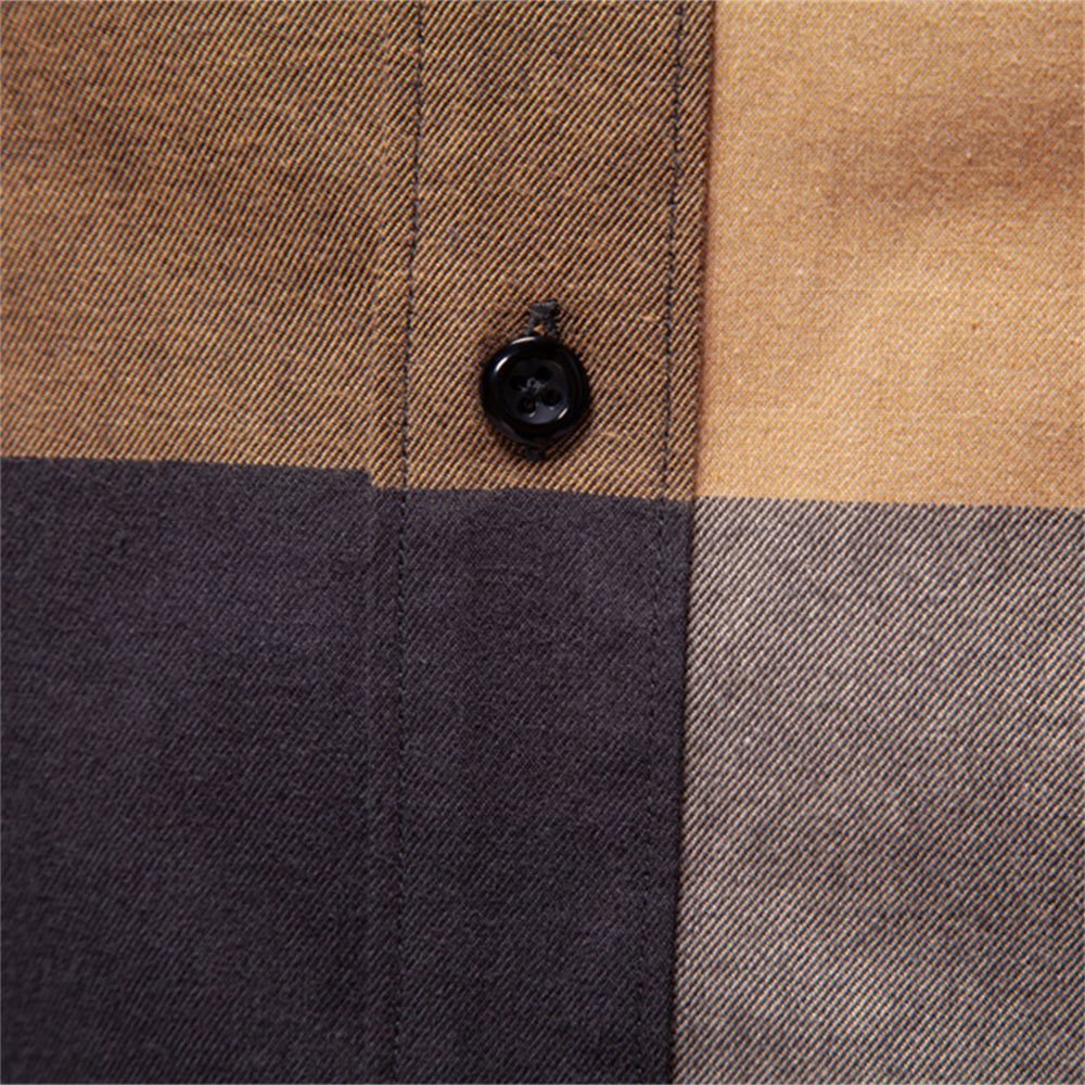 Classic Plaid Formal Business Executive Shirts Men's Shirts - Tophatter Daily Deals