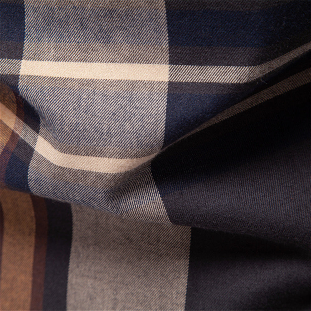 Classic Plaid Formal Business Executive Shirts Men's Shirts - Tophatter Daily Deals