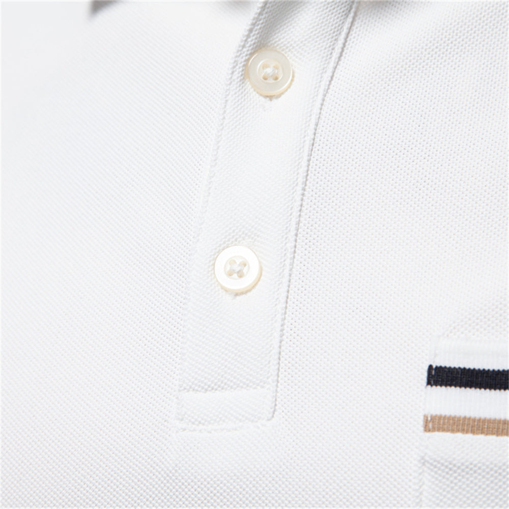 Classic Polo Shirt Men Short Sleeve Top Men's Clothing - Tophatter Daily Deals