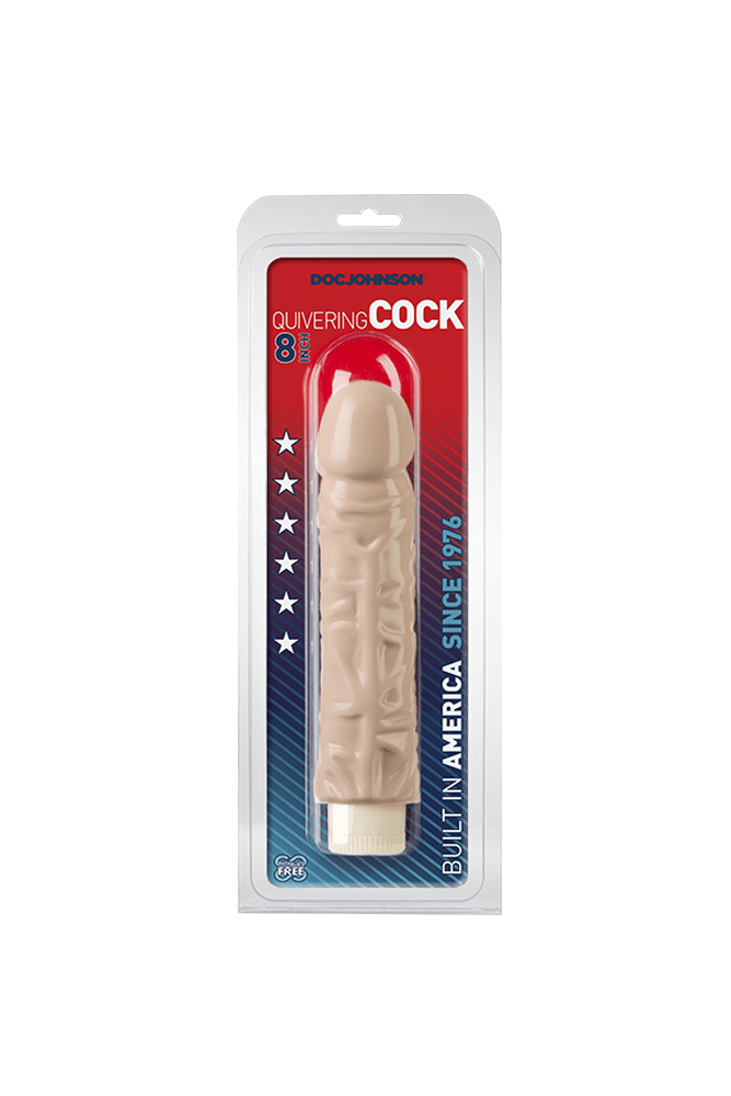 Doc Johnson - Classic Quivering 8 Inch Cock Sex Toy - Tophatter Daily Deals
