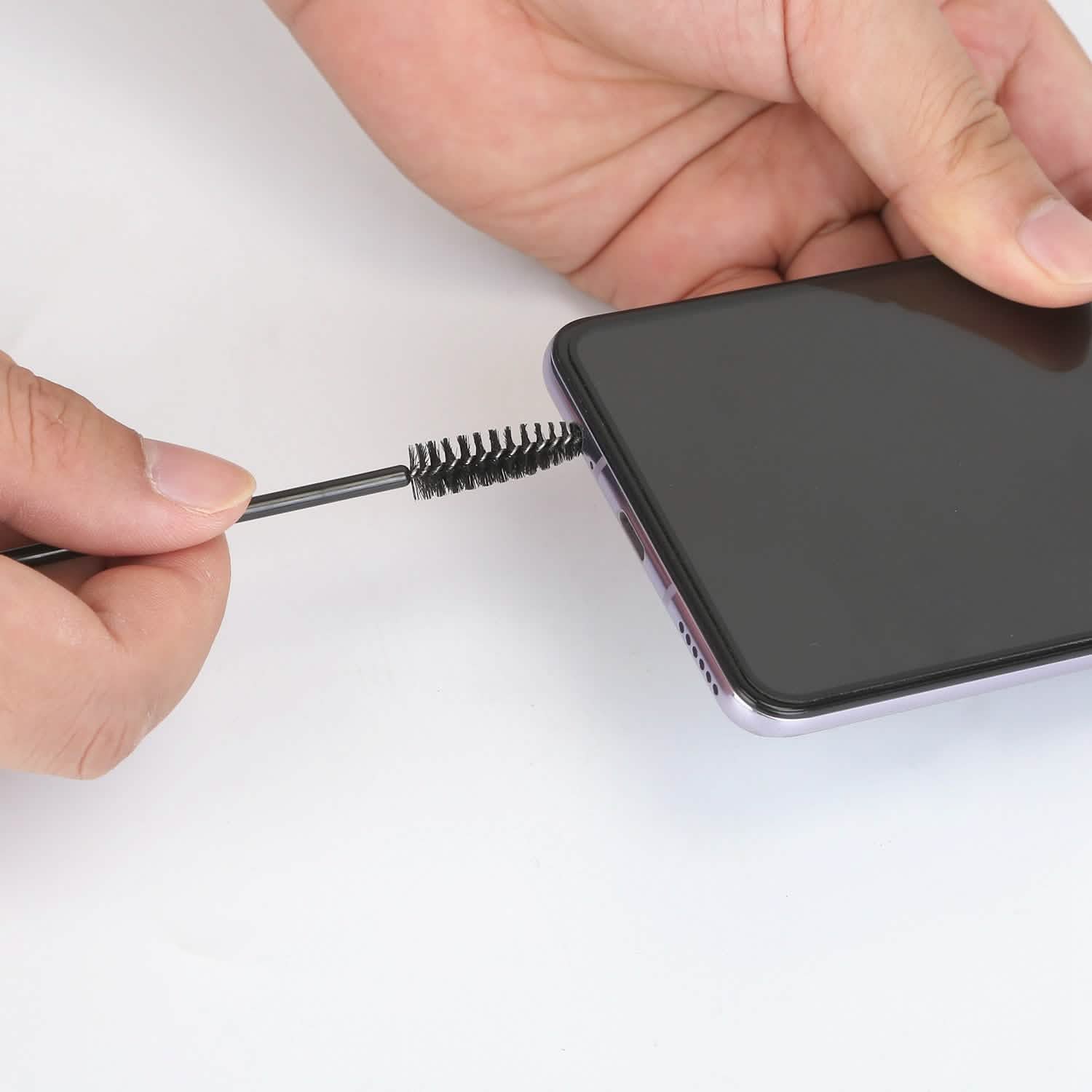 Cleaning Kit For Airpods, Charging Case, Camera, Phone Cleaner Pen Long and Short Fluff Brush Everything Else - Tophatter Daily Deals