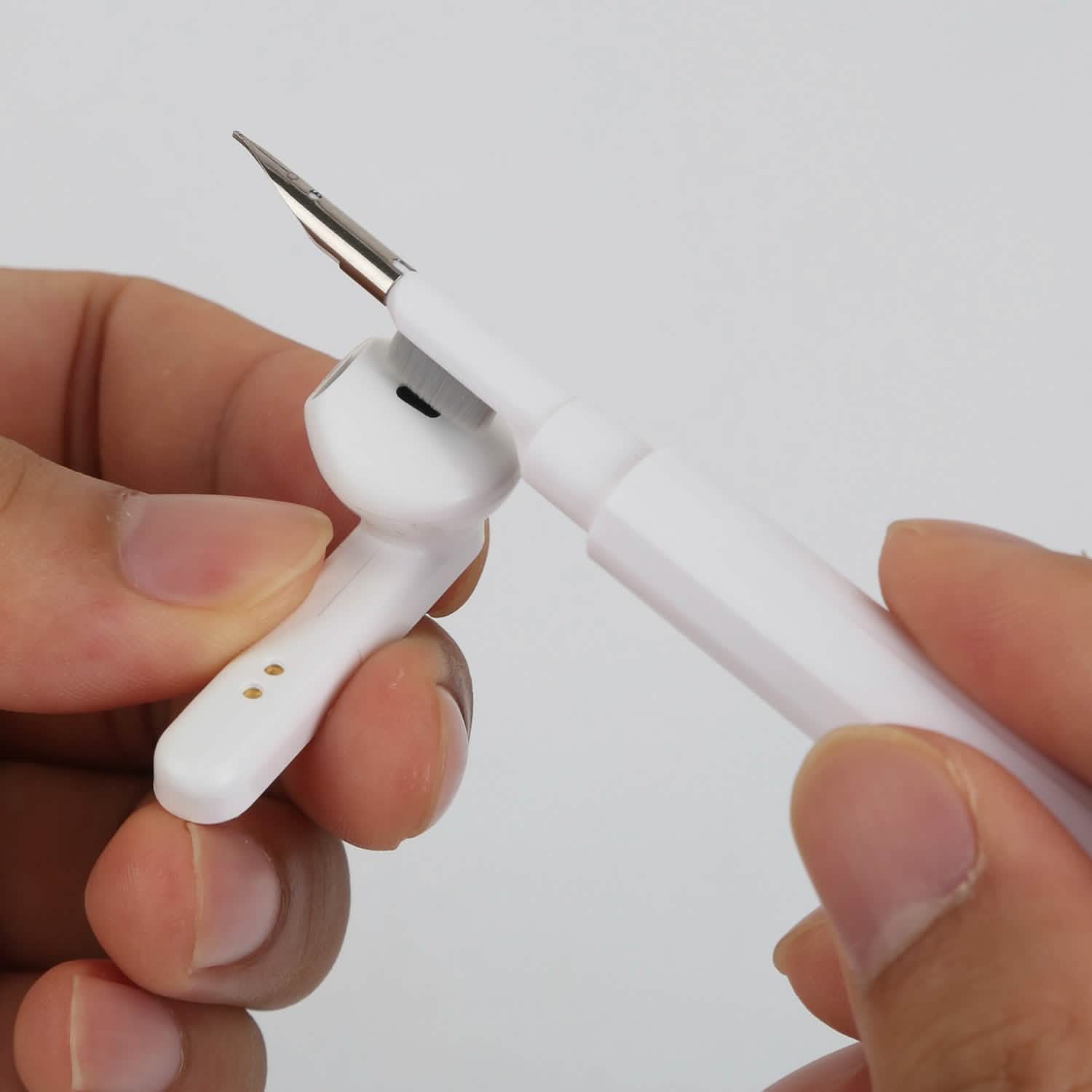 Cleaning Kit For Airpods, Charging Case, Camera, Phone Cleaner Pen Long and Short Fluff Brush Everything Else - Tophatter Daily Deals