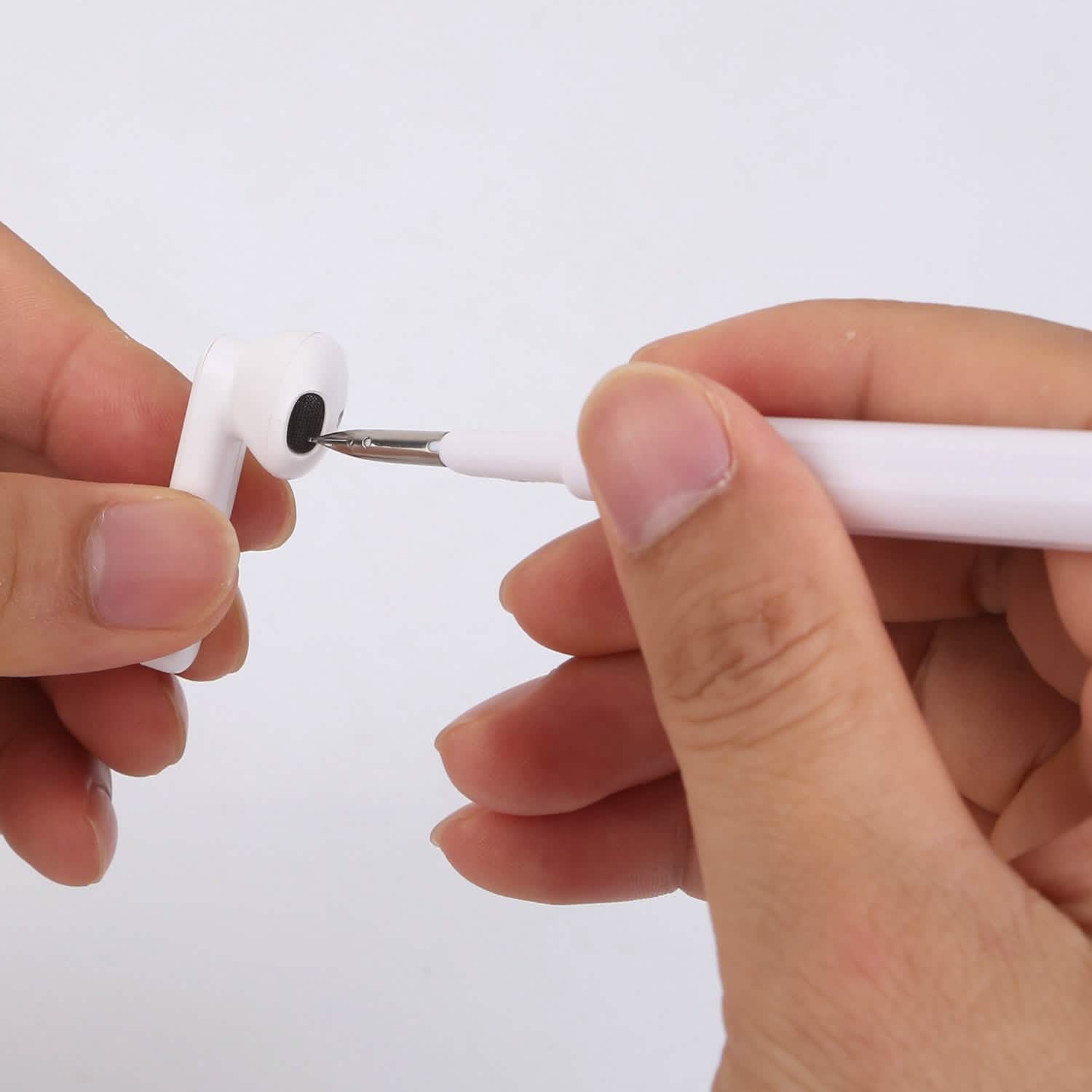 Cleaning Kit For Airpods, Charging Case, Camera, Phone Cleaner Pen Long and Short Fluff Brush Everything Else - Tophatter Daily Deals