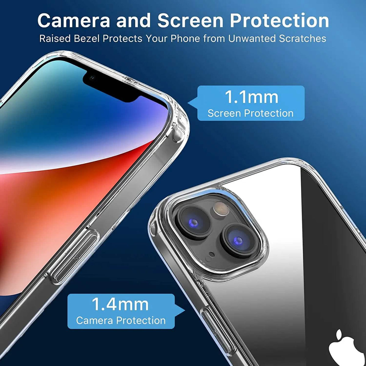 Clear Case for iPhone 14 Case 6.1 inch Phone Cases - Tophatter Daily Deals