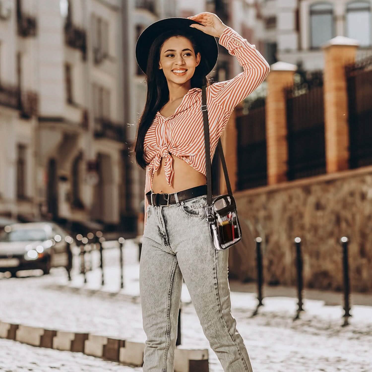 Clear Crossbody Bag Stadium Approved Handbags & Wallets - Tophatter Daily Deals