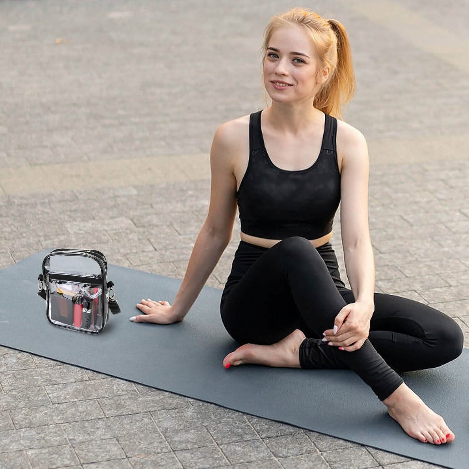 Clear Crossbody Bag Stadium Approved Handbags & Wallets - Tophatter Daily Deals