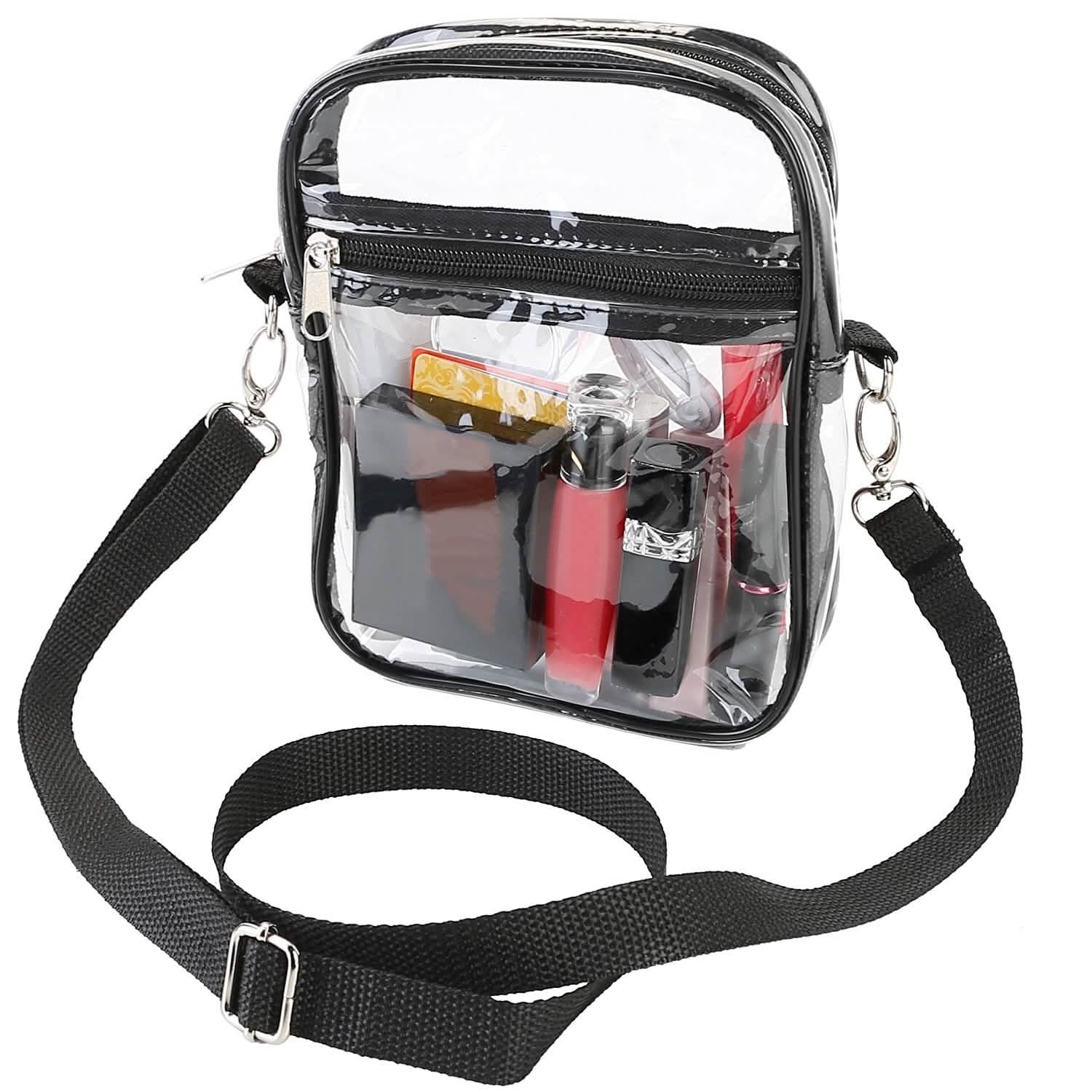 Clear Crossbody Bag Stadium Approved Handbags & Wallets - Tophatter Daily Deals