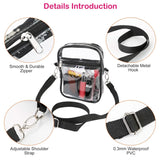 Clear Crossbody Bag Stadium Approved Handbags & Wallets - Tophatter Daily Deals