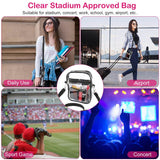 Clear Crossbody Bag Stadium Approved Handbags & Wallets - Tophatter Daily Deals