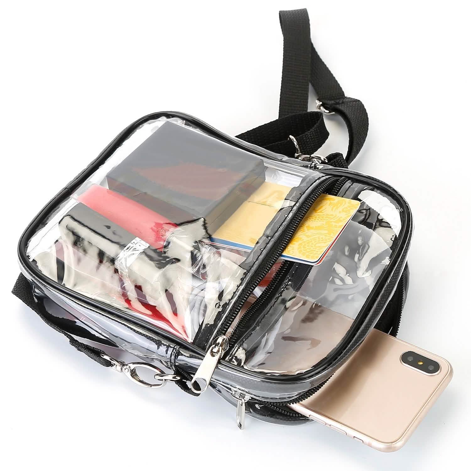 Clear Crossbody Bag Stadium Approved Handbags & Wallets - Tophatter Daily Deals