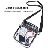 Clear Crossbody Purse Bag Handbags & Wallets - Tophatter Daily Deals