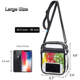 Clear Crossbody Purse Bag Handbags & Wallets - Tophatter Daily Deals