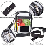 Clear Crossbody Purse Bag Handbags & Wallets - Tophatter Daily Deals