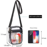 Clear Crossbody Purse Bag Handbags & Wallets - Tophatter Daily Deals