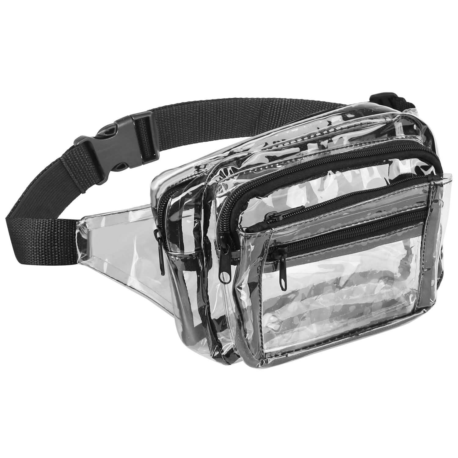 Clear Fanny Pack Unisex Transparent Waist Pouch Belt Bag Handbags & Wallets - Tophatter Daily Deals