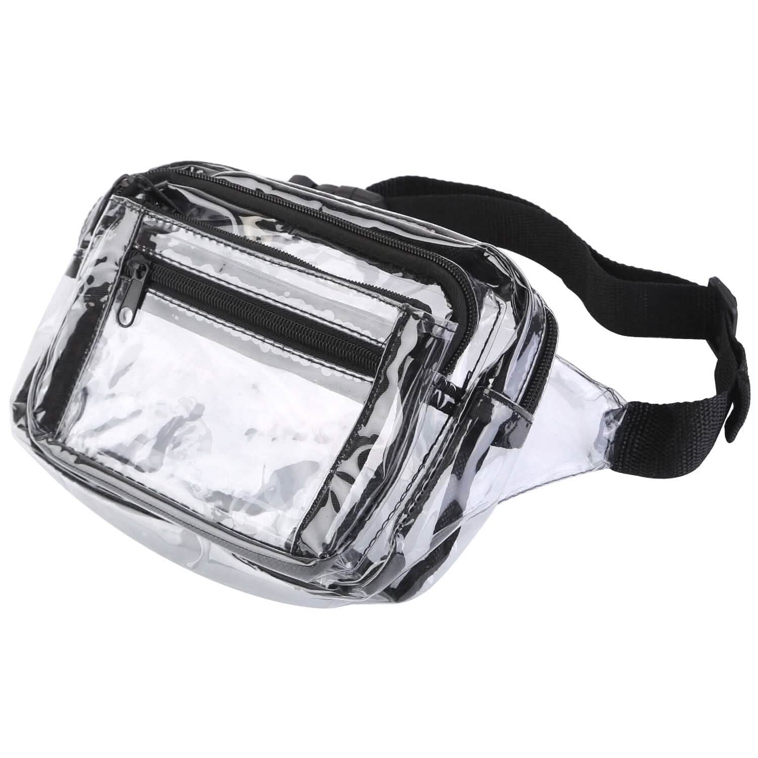 Clear Fanny Pack Unisex Transparent Waist Pouch Belt Bag Handbags & Wallets - Tophatter Daily Deals