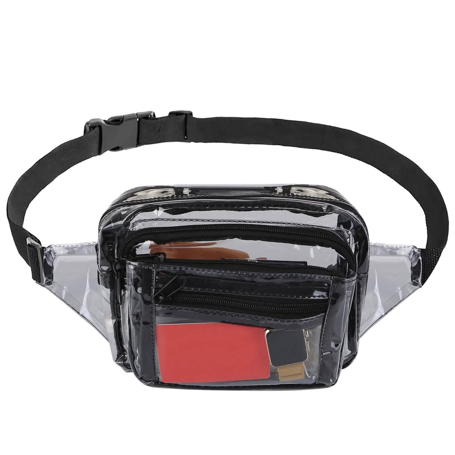 Clear Fanny Pack Unisex Transparent Waist Pouch Belt Bag Handbags & Wallets - Tophatter Daily Deals