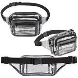 Clear Fanny Pack Unisex Transparent Waist Pouch Belt Bag Handbags & Wallets - Tophatter Daily Deals