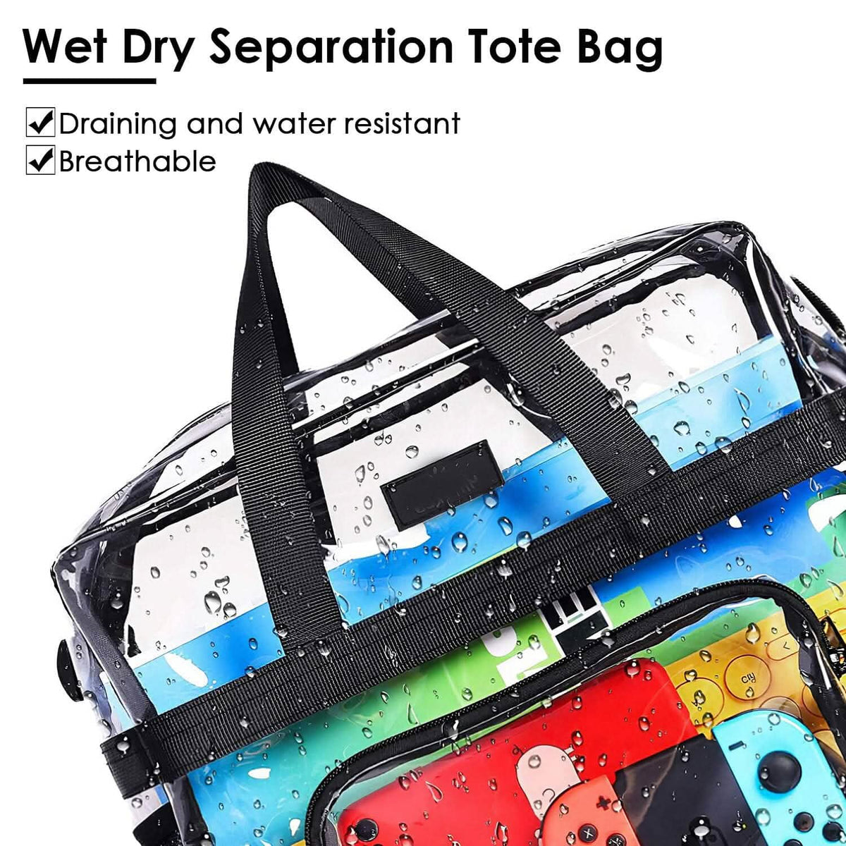Clear Transparent Shoulder Bag Stadium Approved Handbags & Wallets - Tophatter Daily Deals