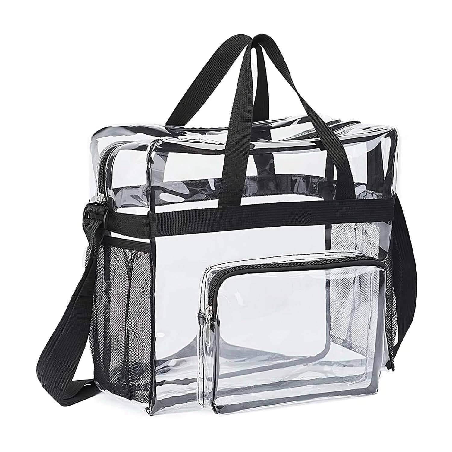 Clear Transparent Shoulder Bag Stadium Approved Handbags & Wallets - Tophatter Daily Deals