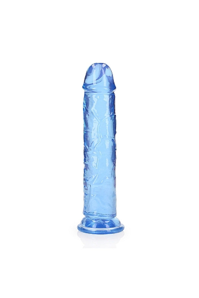 Shots Toys - RealRock - 8" Realistic Dildo with Suction Cup - Blue Sex Toy - Tophatter Daily Deals