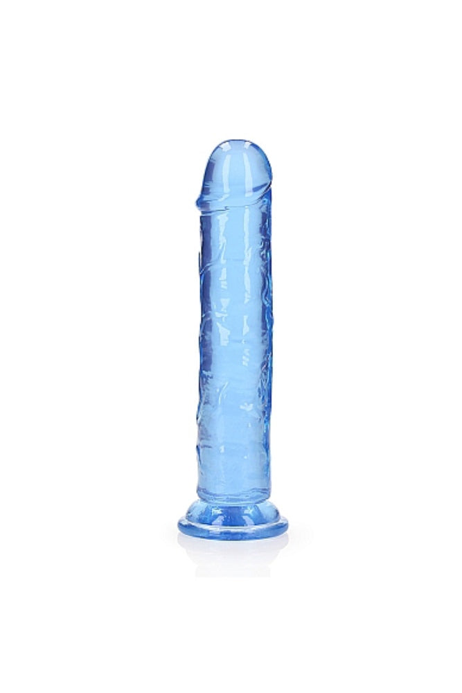 Shots Toys - RealRock - 8" Realistic Dildo with Suction Cup - Blue Sex Toy - Tophatter Daily Deals