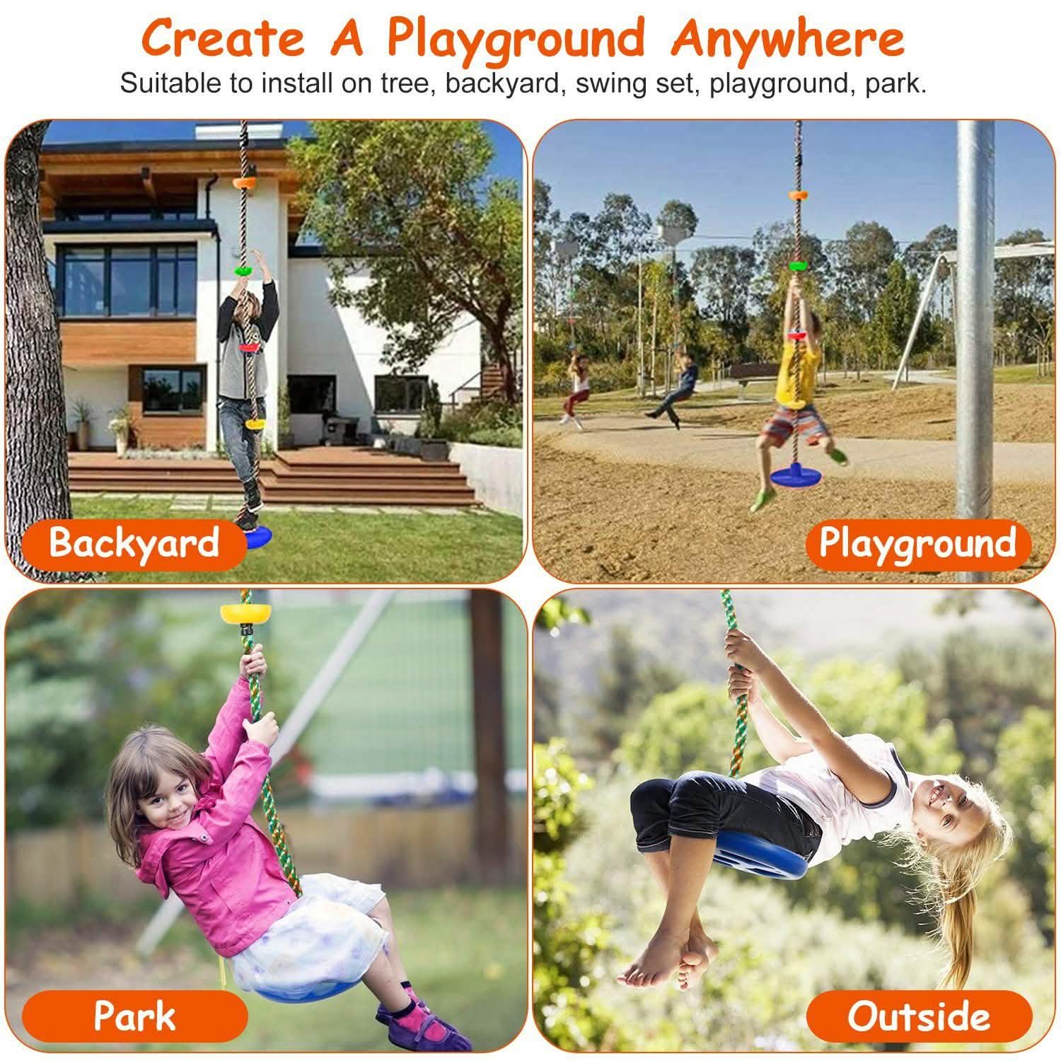 Climbing Rope Tree Swing Toy Toys & Games - Tophatter Daily Deals
