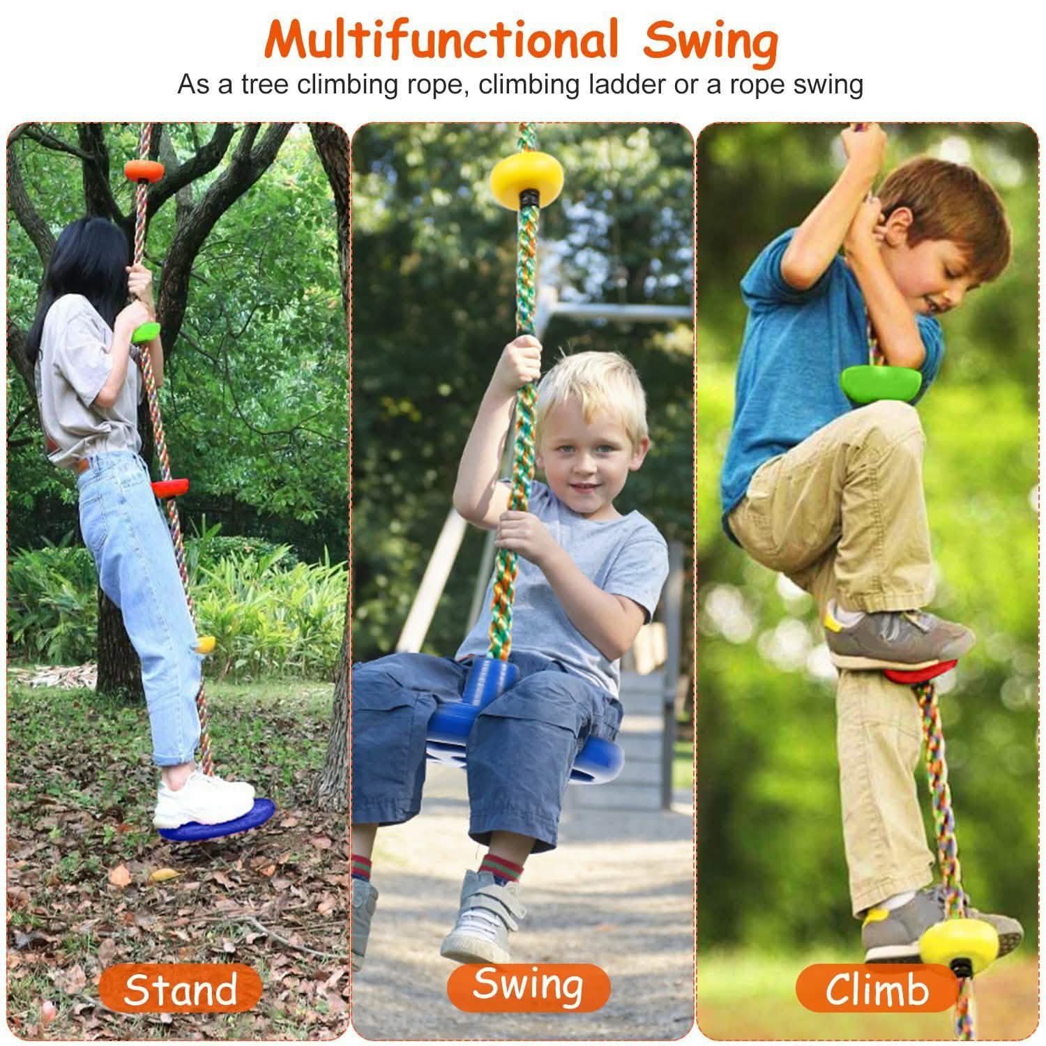 Climbing Rope Tree Swing Toy Toys & Games - Tophatter Daily Deals