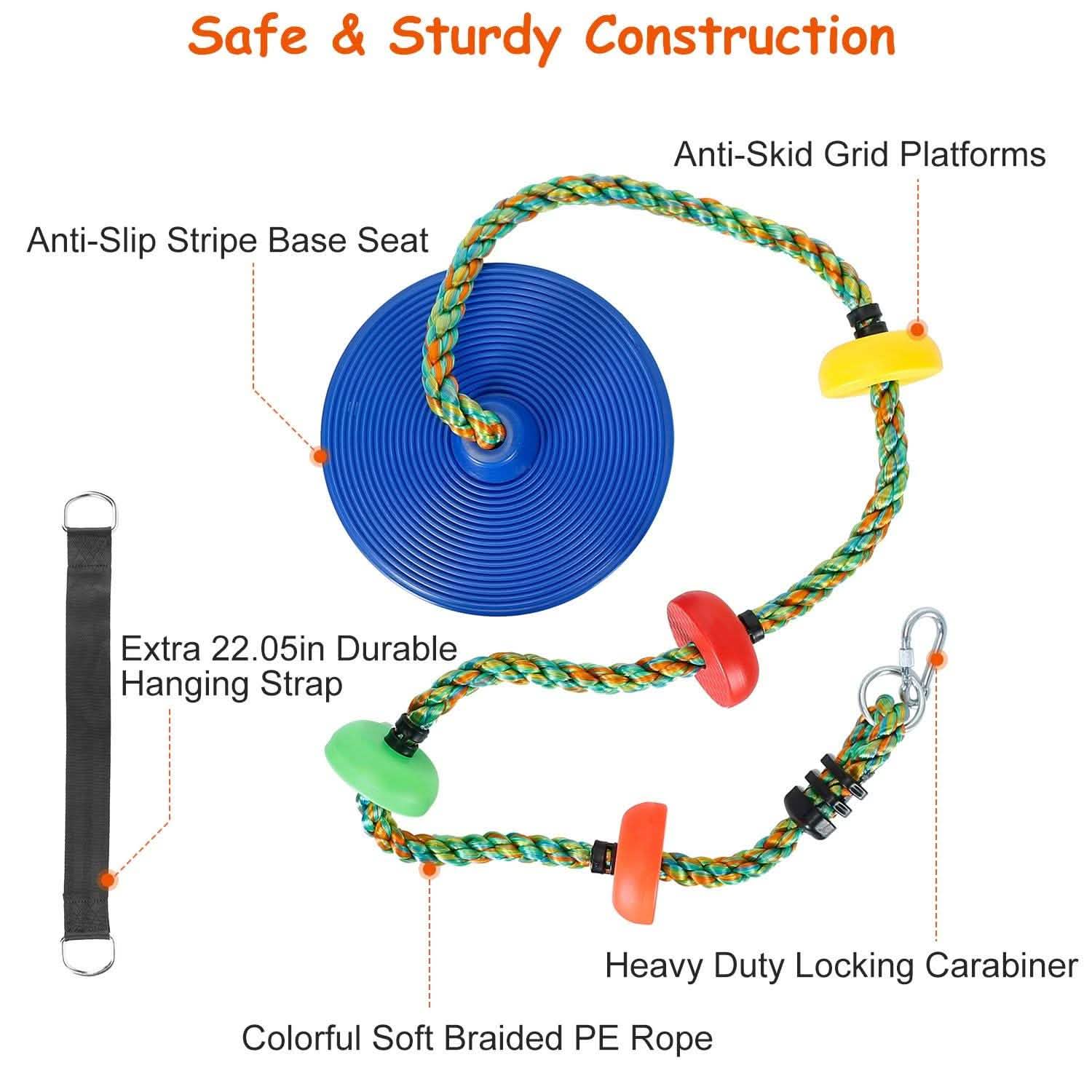 Climbing Rope Tree Swing Toy Toys & Games - Tophatter Daily Deals