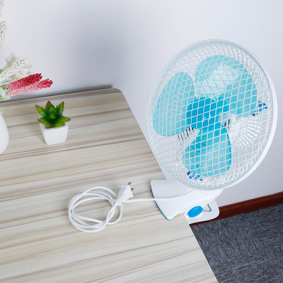 Clip-On 2 Speeds Quiet Clamp Fan Household Appliances - Tophatter Daily Deals
