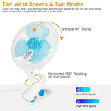 Clip-On 2 Speeds Quiet Clamp Fan Household Appliances - Tophatter Daily Deals