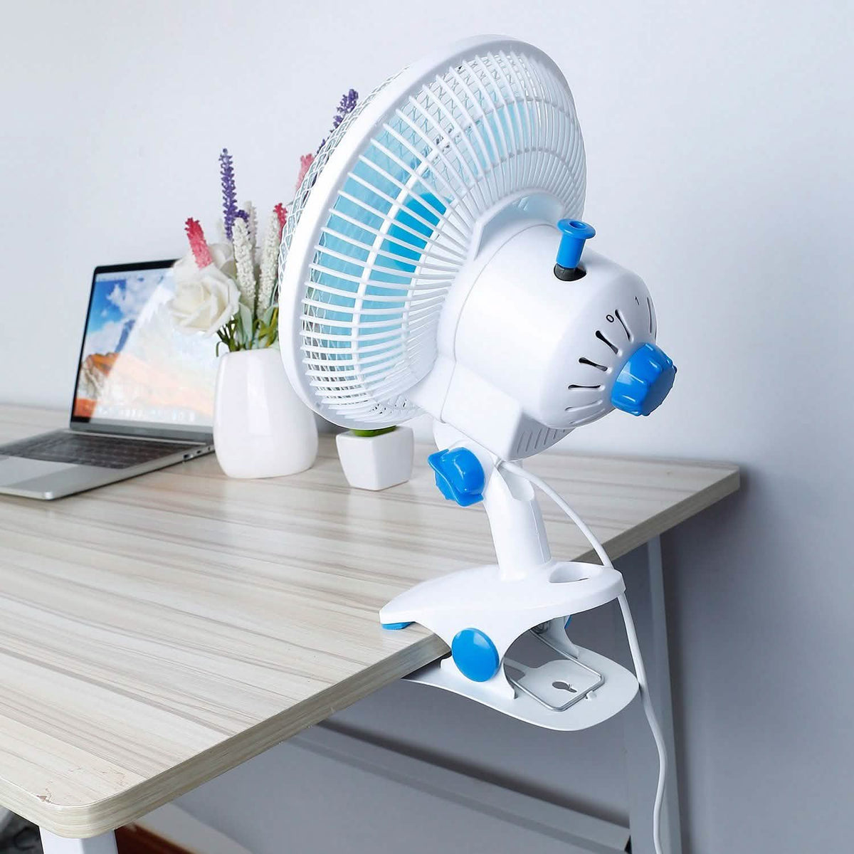 Clip-On 2 Speeds Quiet Clamp Fan Household Appliances - Tophatter Daily Deals