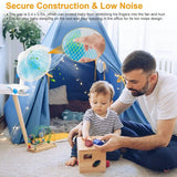 Clip-On 2 Speeds Quiet Clamp Fan Household Appliances - Tophatter Daily Deals