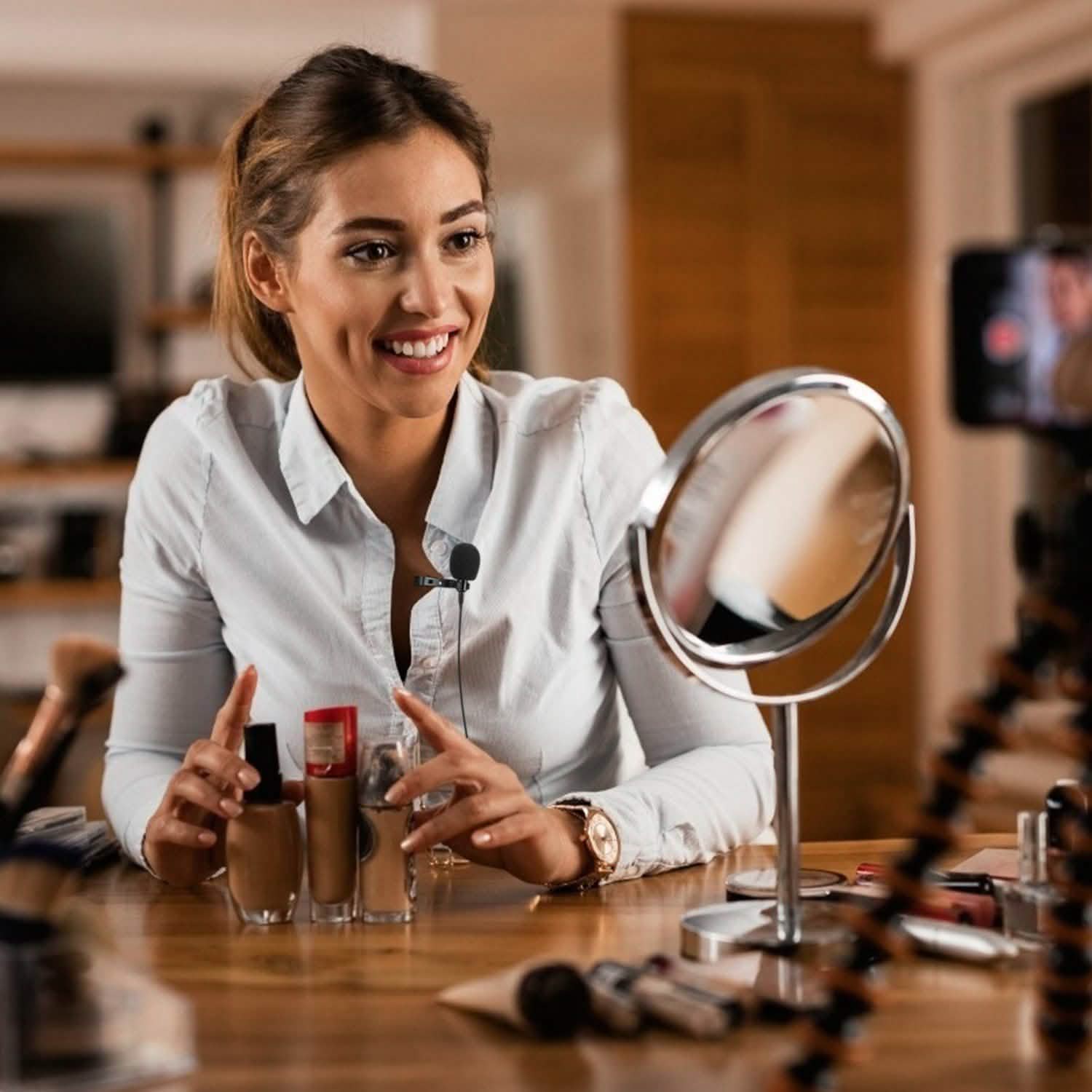 Clip On Microphone Hands Free Lavalier Lapel Mic Audio Accessories - Tophatter Daily Deals