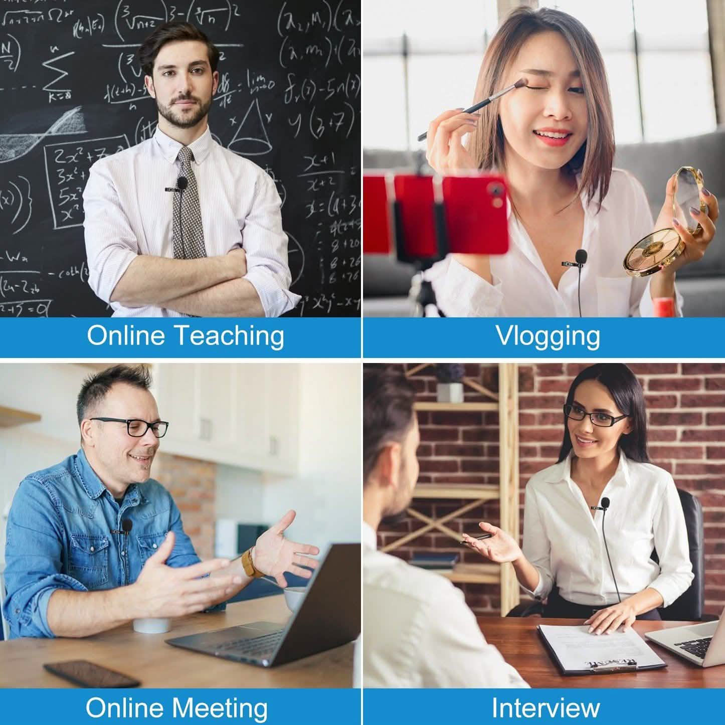 Clip On Microphone Hands Free Lavalier Lapel Mic Audio Accessories - Tophatter Daily Deals