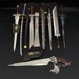 FF Series Cloud Sword Sephiroth Katana Squall Gun Blade 9 In 1 Pack 9 in 1 Pack - Tophatter Daily Deals