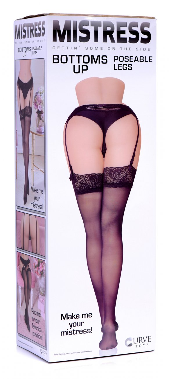 Mistress Bottoms Up Poseable Legs Realistic Lifelike Sex Doll M43 Inch with Dual Openings and Accessories > Sex Toys > Sex Dolls > Premium - Tophatter Daily Deals