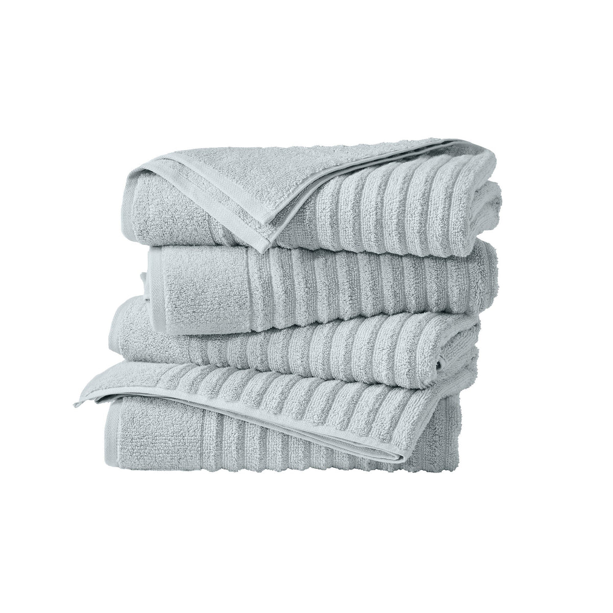 Luxury Combed Cotton Bath Towel Set - Karina Collection Bath Towel (Pack of 4) Light Blue Bath - Tophatter Daily Deals