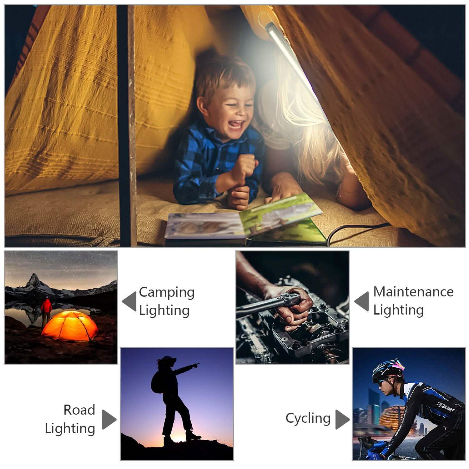 COB Work Light IPX4 Handheld Emergency LED Lamp Outdoor Lighting - Tophatter Daily Deals