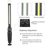 COB Work Light IPX4 Handheld Emergency LED Lamp Outdoor Lighting - Tophatter Daily Deals