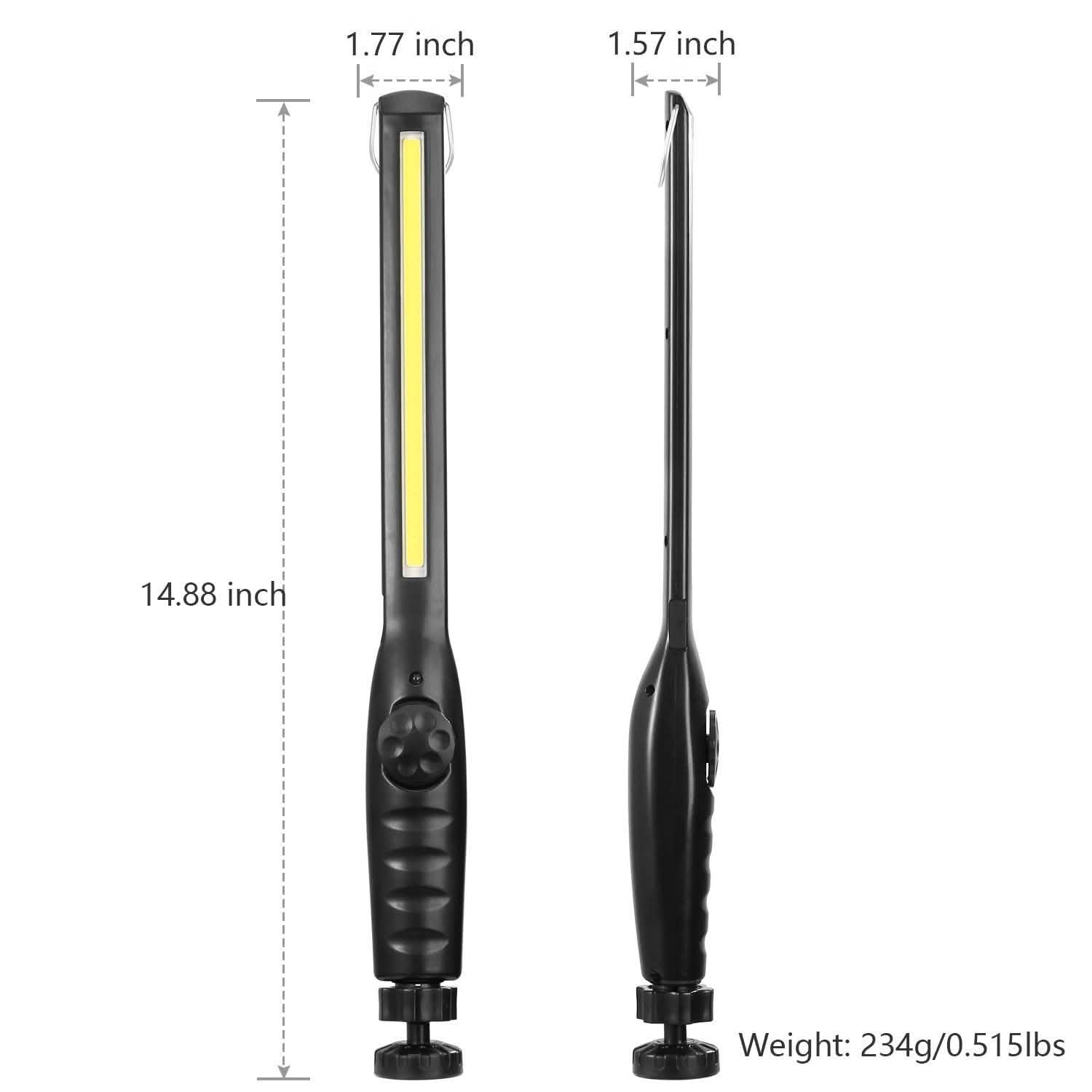 COB Work Light IPX4 Handheld Emergency LED Lamp Outdoor Lighting - Tophatter Daily Deals