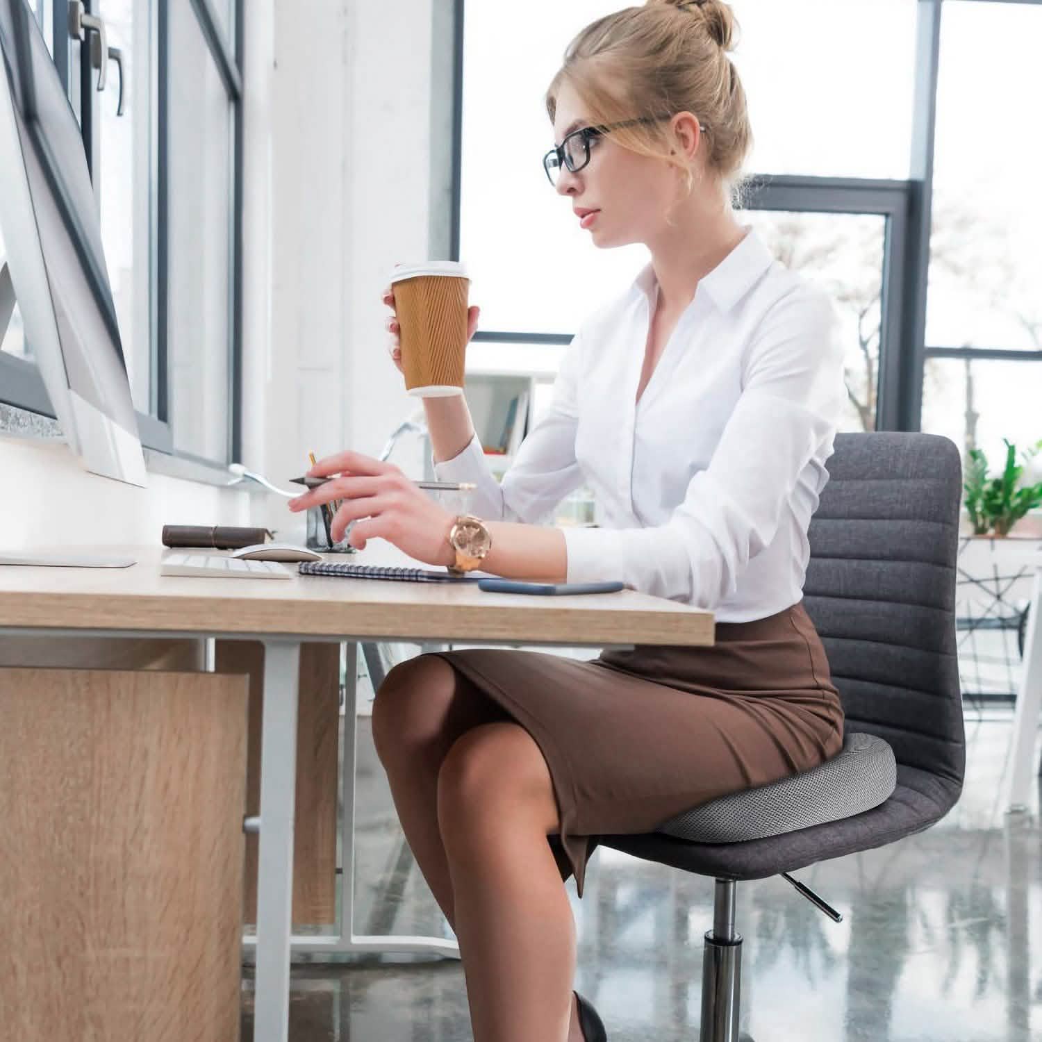 Coccyx Orthopedic Memory Foam Seat Cushion Health & Wellness - Tophatter Daily Deals